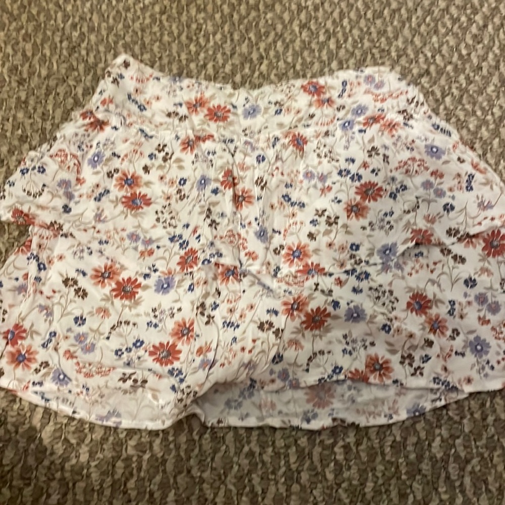 floral tiny skirt